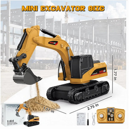 🚜 1:64 Premium Alloy Mini RC Construction Set