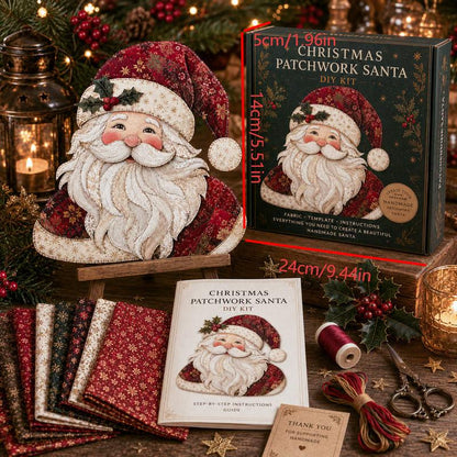 🔥LAST DAY 55% OFF - 🎄🎅Christmas Patchwork Fabric DIY Decor Kit