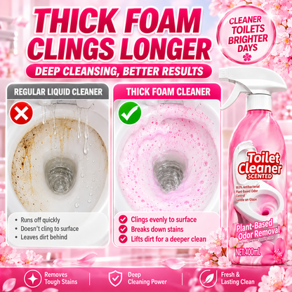 🫧400 ML Scented Foaming Toilet Cleaner – Deep Stain & Odor Remover for Bathroom Floors