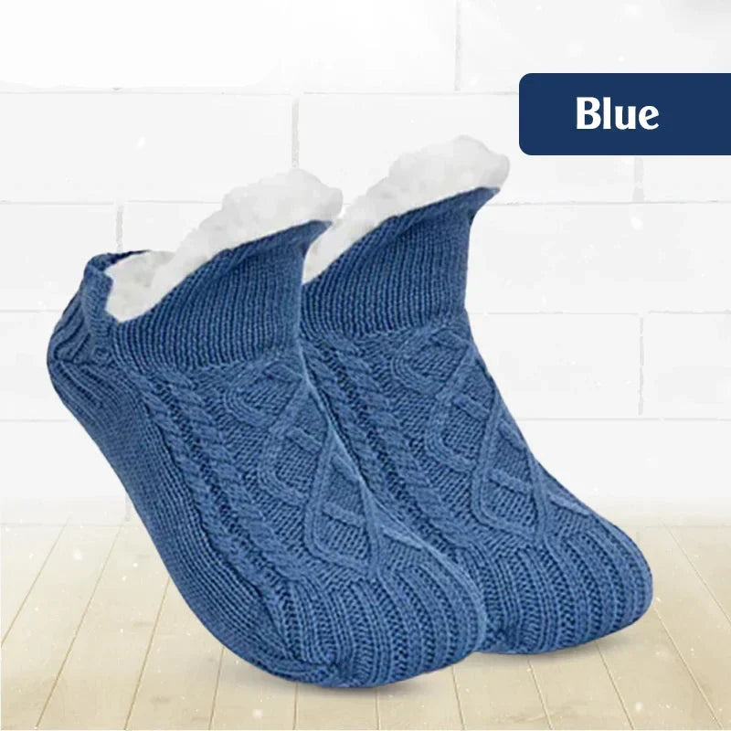 Fleece-Lined Non-Slip Thermal Slippers Socks-Buy 2 Pcs Get Free Shipping