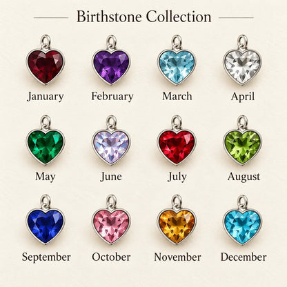 🔥Last Day Only＄13.99👼 Always By Your Side: Birth Month Angel & Flower Keychain + Keepsake Card 🌸