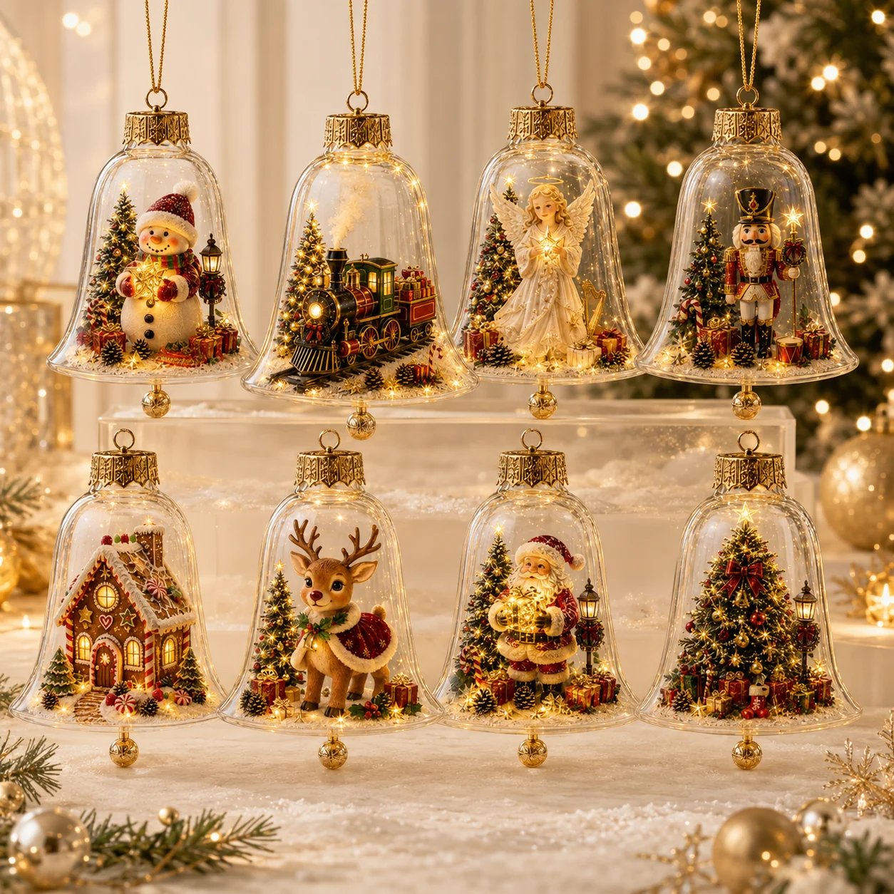 🔥HOT SALE🔥Limited time 69% OFF -✨🎄 Glowing Christmas Story Ornament – Light-Up Mini Holiday Scene