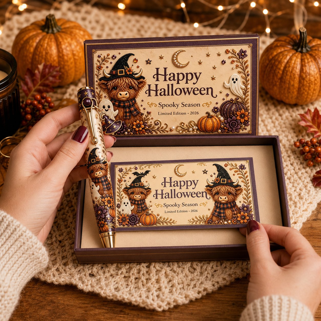 🎃🔮 Halloween Spooky Pen Gift Set