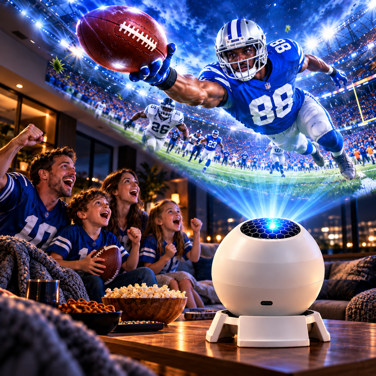 ✨🏈Football Game Day Projector for an Immersive Stadium Experience
