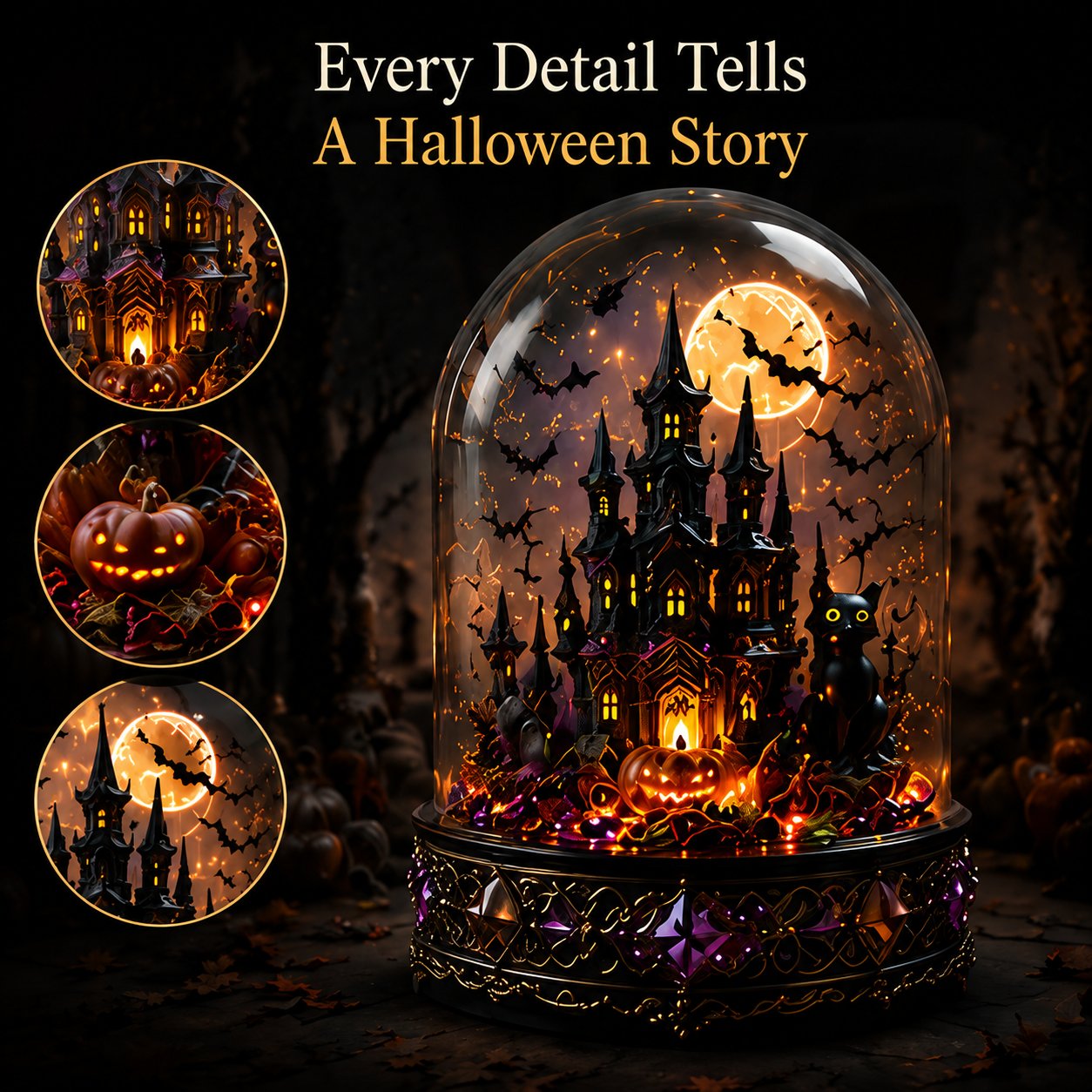 🎁Halloween Special Offer 50% OFF –🏰🎃Ghost Castle Night Lights