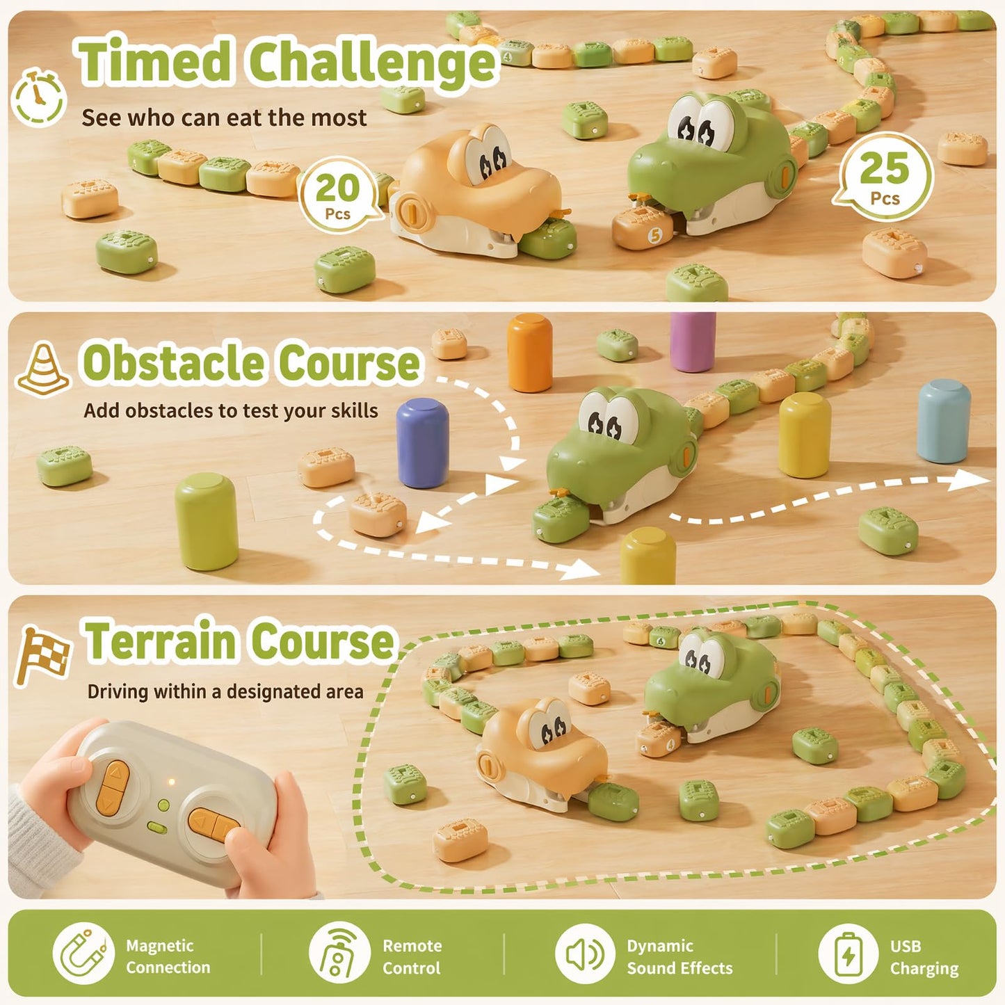 Magnetic Fidget Snake Toy – Stress Relief Desk Magnet Toy for Kids & Adults