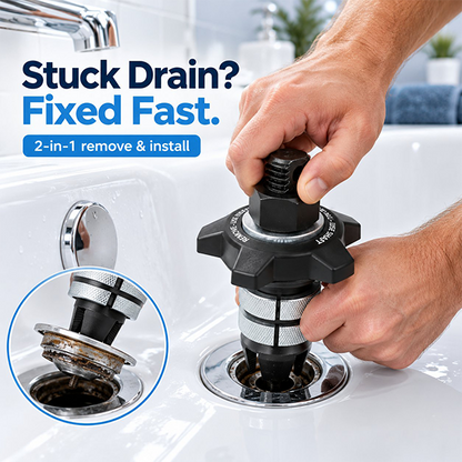 ⭐️2-In-1 Tub Drain Remover & Installation Tool