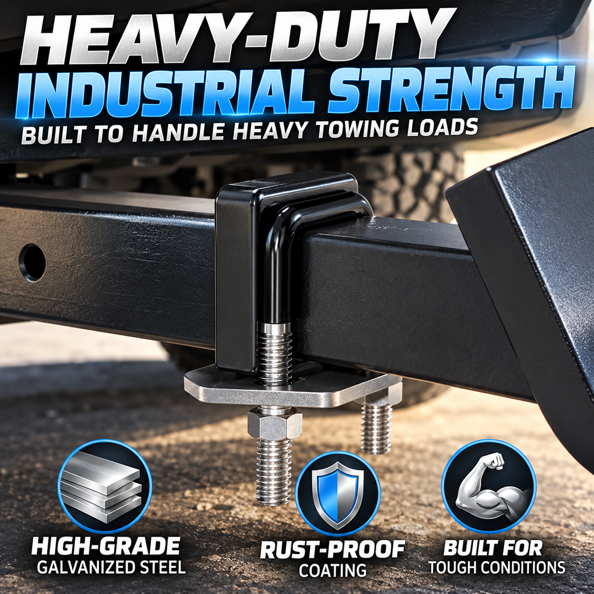 Ultimate Trailer Hitch Locking Stabilizer - Heavy-Duty Support & Anti-Rattle