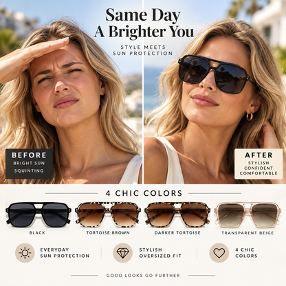🔥Women's 4-Pack Polarized Fashion Sunglasses Set