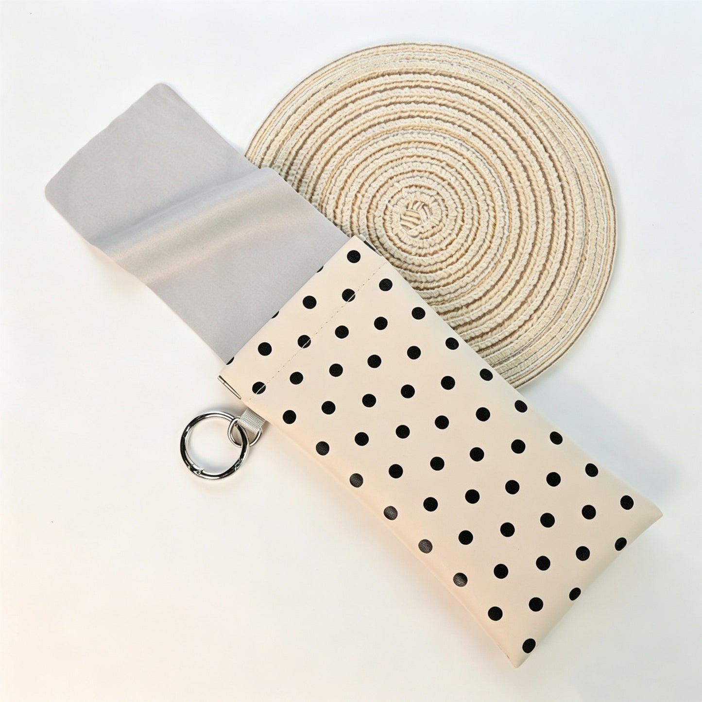 Soft PU Leather Sunglasses Pouch Elastic Opening Eyeglasses Bag