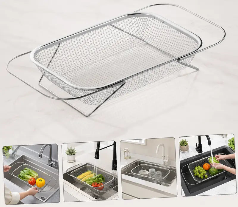 🔥50% OFF TODAY💦 Expandable Over-the-Sink Strainer Basket