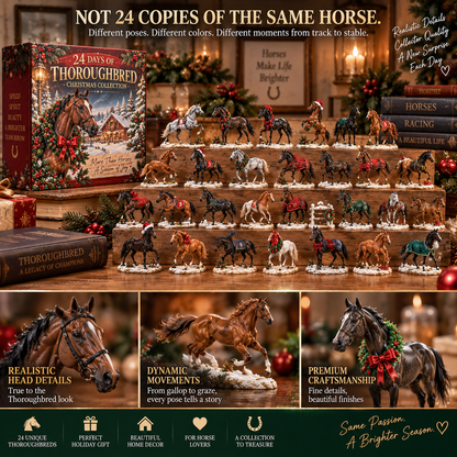 24 Days of Thoroughbred Spirit – A Christmas Collection of Speed & Grace 🐎