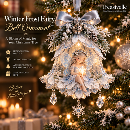 ✨ Enchanted Fairy Bell Christmas Ornament