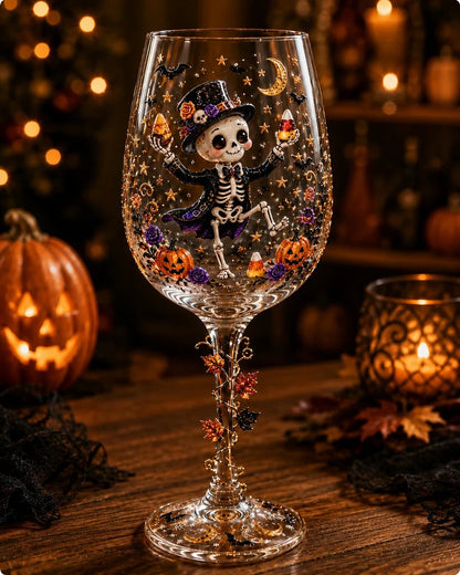 👻🎃Halloween Wine Glass Collection Gift Box Set