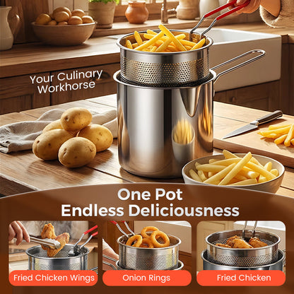 🔥LAST DAY SALE 50% OFF🎁304 Stainless Steel Multifuntional Fryer