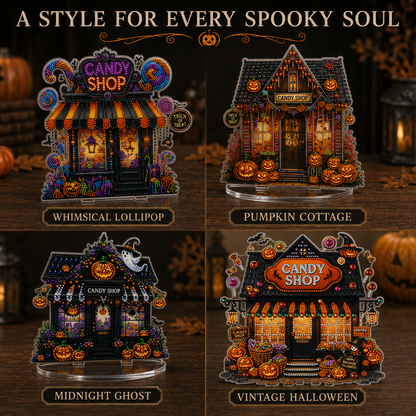 Sparkling Halloween Candy Shop Tabletop Decor Kit