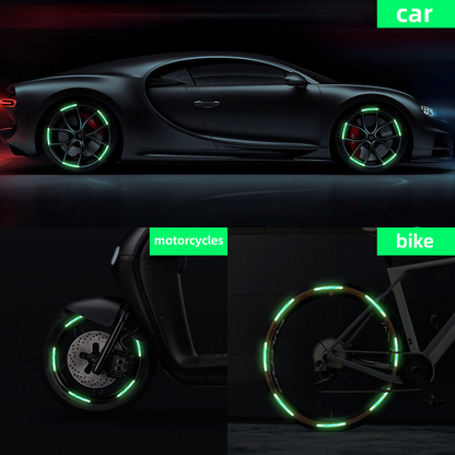 💕Buy 1 Get 1 Free🎁🚗Popular Fluorescent Car Wheel Hub Tag