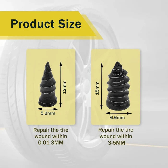 🔥 🛞 Self-Sealing Tire Repair Screws – Instant Leak Fix & Fast Tire Restore