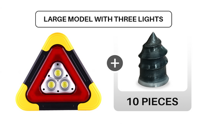 🔥3-IN-1 Solar Emergency Triangle Warning Light at the Roadside