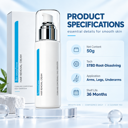 🥳2026 HOT SALE❄️🌸 Ice-Cooling Hair Removal Cream – instantly soothes sensitive skin. ✨