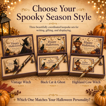 🎃🔮 Halloween Spooky Pen Gift Set