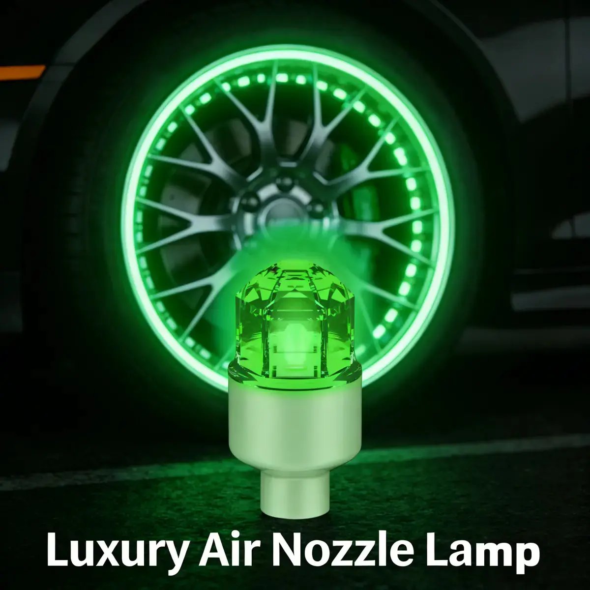 ✨ Motion-Activated LED Tire Valve Caps – Waterproof Auto-Glow Wheel Lights 🚗💥