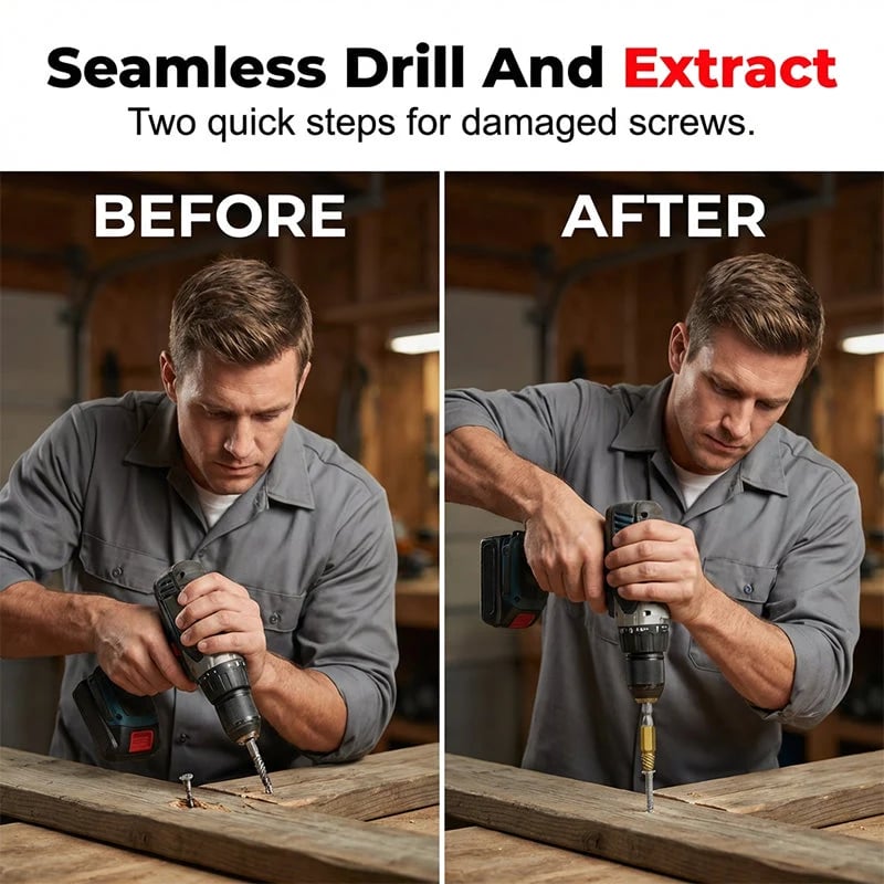 📢📢50% OFF !! ⏰High-Speed Steel Bolt & Screw Remover Kit