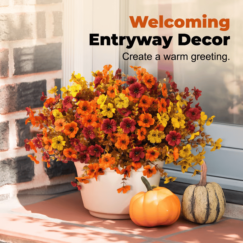🍁UV-Resistant Artificial Daisy Flowers  for Fall Decor Halloween