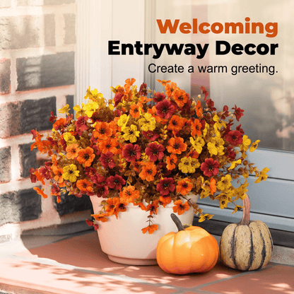 🍁UV-Resistant Artificial Daisy Flowers  for Fall Decor Halloween
