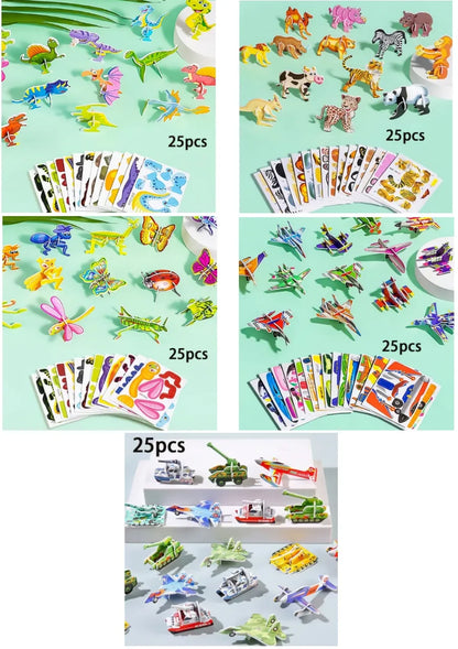 🔥Educational 3D Cartoon Puzzle