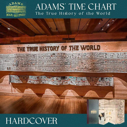 🌟📜 Adams Time Chart 2.0 – 6,000 Years of Biblical & World History | Hardcover Chronological Chart