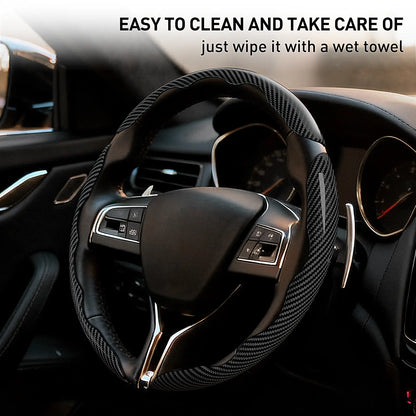 Non-Slip Car Steering Wheel Cover for 15 Inch Wheels