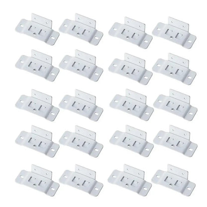 Quick Fitting Furniture Corner Brackets – Heavy Duty Stainless Steel L Shape Joint Fixing Brackets with Screws for Cabinets, Tables & Chairs Repair Kit