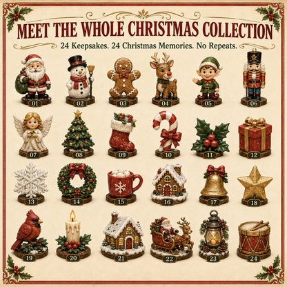 💯🎄 49% OFF – 24 Days of Classic Christmas Characters Advent Calendar | 24 Collectible Holiday Keepsakes Inside a Vintage Book-Style Christmas Countdown 🎅✨