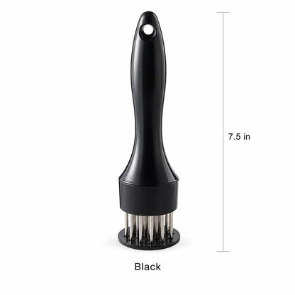 Stainless Steel Meat Tenderizer Tool – Multi-Needle Tenderizer for Fast Marinating & Juicier Meat