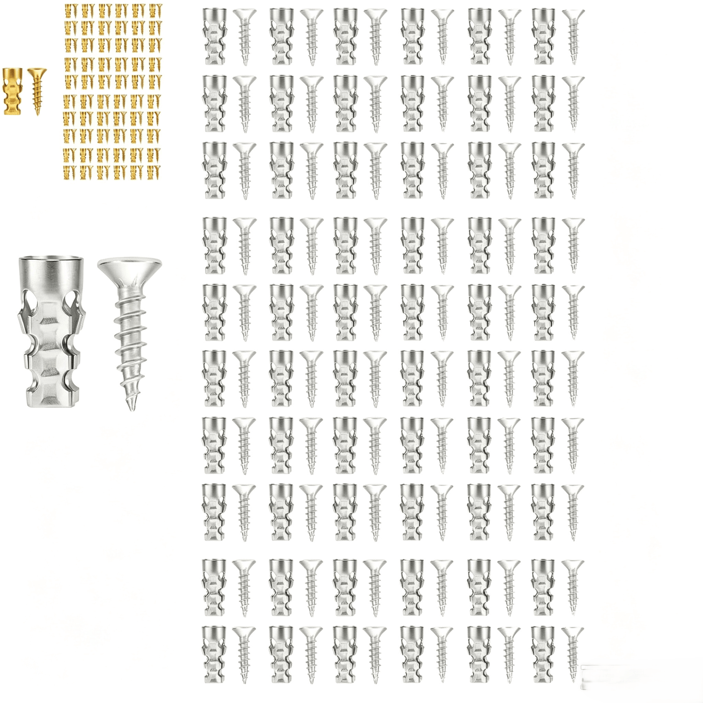 6x14mm Expansion Screw Set (Pack of 30 / Pack of 60)