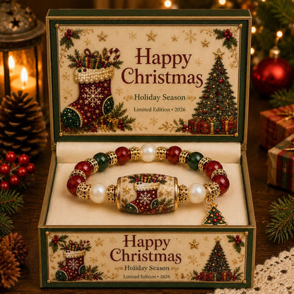 🏆Hot Sale 62% OFF🎄Christmas Magic Collection Pearl Bracelet — 2026 Limited Meaningful Edition