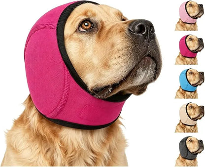 Calming Dog Ear Wrap | Noise-Reducing Ear Protection for Grooming, Bathing & Fireworks