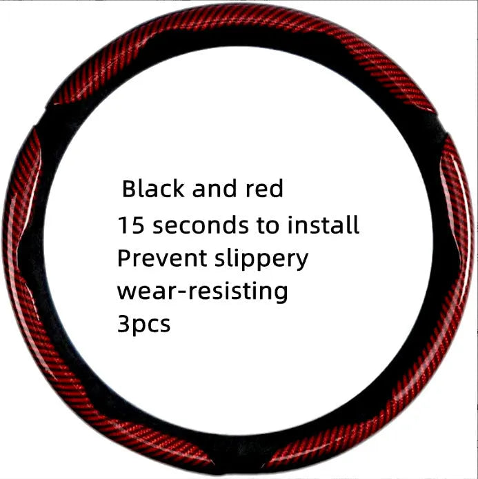 Non-Slip Car Steering Wheel Cover for 15 Inch Wheels