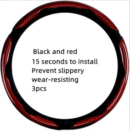 Non-Slip Car Steering Wheel Cover for 15 Inch Wheels