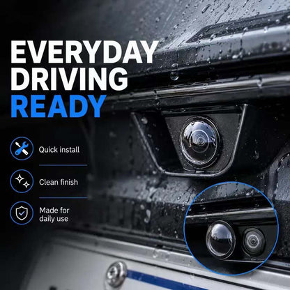 💥50% OFF 🚗2 Pcs Mirror Shape 360 Panoramic Rearview Car Camera Lens Cover 🚗