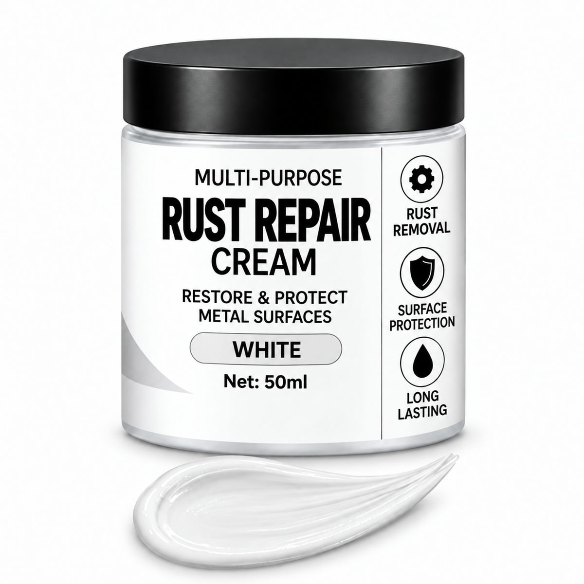 Multi-Purpose Rust Repair Cream for Cars & Household Metal