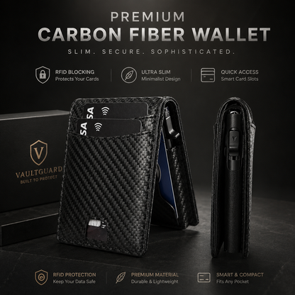 Slim Leather RFID Pop-Up Wallet with Cash Pocket (2026 Edition)