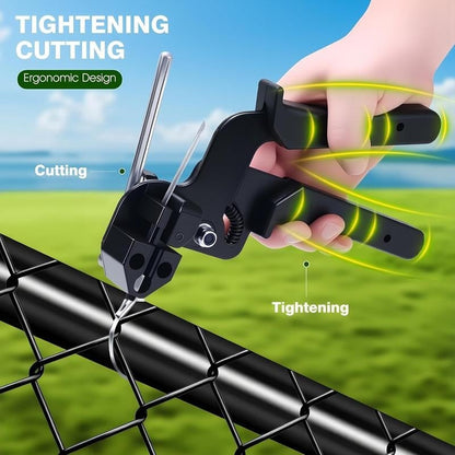 🎉 Special Offer Today Only!🎉🔥Stainless Steel Cable Tie Gun with Metal Zip Ties