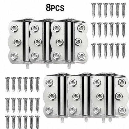 🔥LAST DAY 49% OFF - 🛠️🚪Stainless Steel Spring Butterfly Hinges, Self Closing Door Hinges