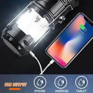Collapsible LED Camping Lanterns Lightweight Solar