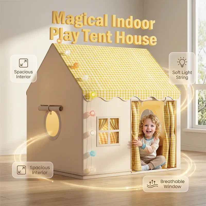 🏆LAST DAY 69% OFF🏠Children's Play Tent Castle✨
