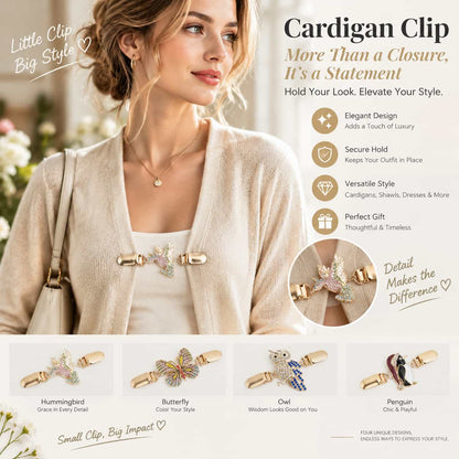 📿Multi-use Waist Cinch Clip | Cardigan & Shawl Clothing Fastener💎