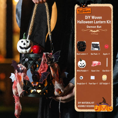 🎉🎃DIY Light-Up Halloween Trick-or-Treat Basket Kit👻 Let Kids Create the Basket They’ll Proudly Carry on Halloween Night! ✨