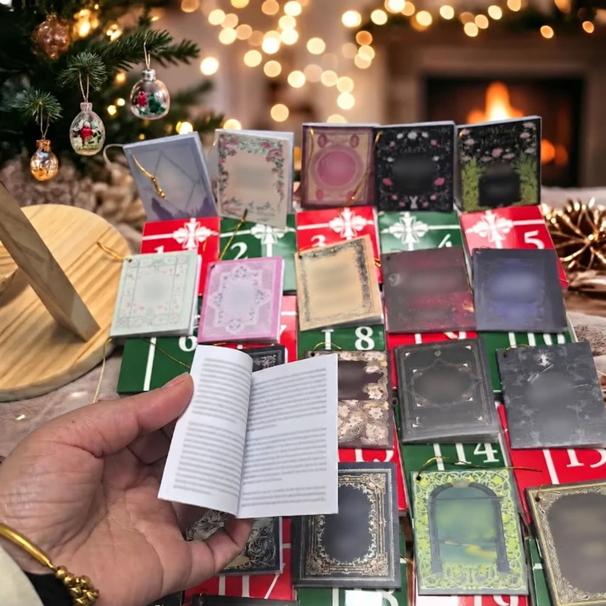 2026 Mini Book Ornament Advent Calendar A Christmas Countdown Made for Book Lovers 📚🎄